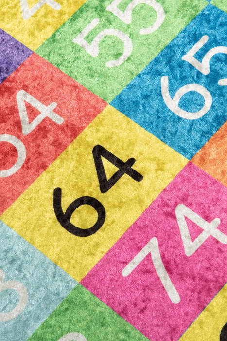 Conceptum Alfombra Numbers Multicolor 200 x 290 cm